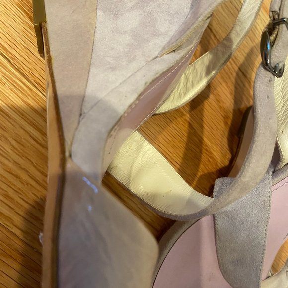 Jil Sander women high sandals -Lilac 38.5 - Picture 13 of 16